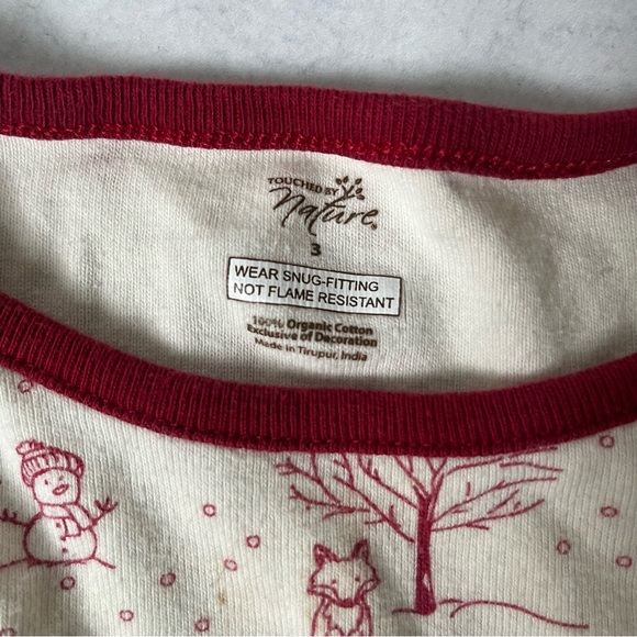 Kids Touched By Nature Organic Cotton Pajama Set 3 - Picture 2 of 2